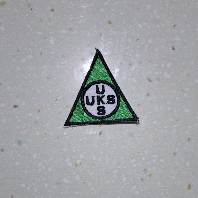 Bordir UKS logo uks bordir 6cm logo uks sekolah