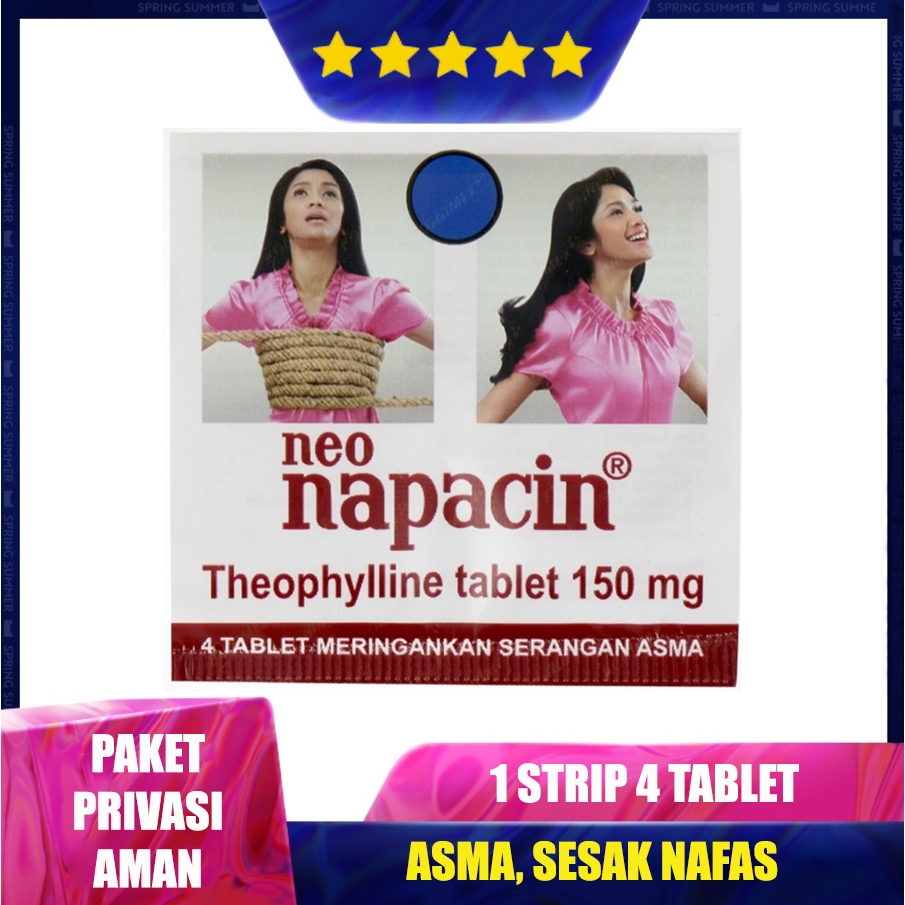Neo Napacin 4 Tablet Obat Sesak Nafas Asma