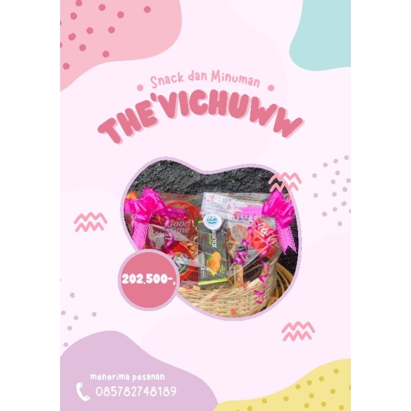 

THE'VICHUWW Hampers Snack dan Minuman berkualitas premium dengan harga yang terjangkau.