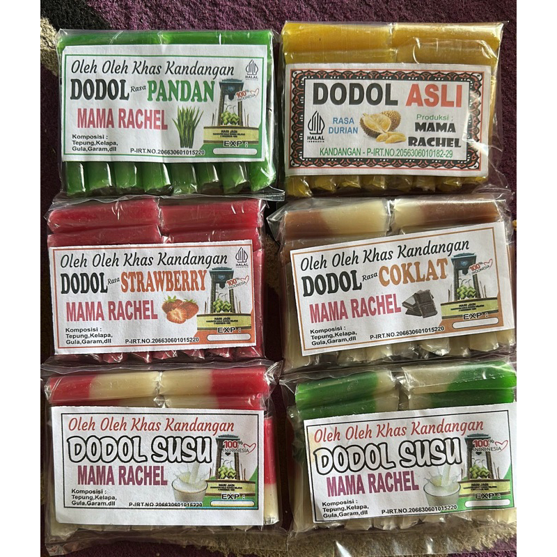

Dodol asli warna warni
