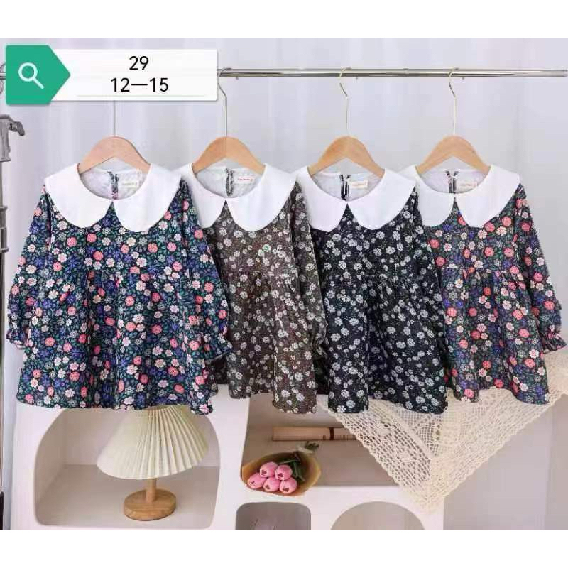 dress anak perempuan / pakaian muslim anak/ baju muslim mini beri
