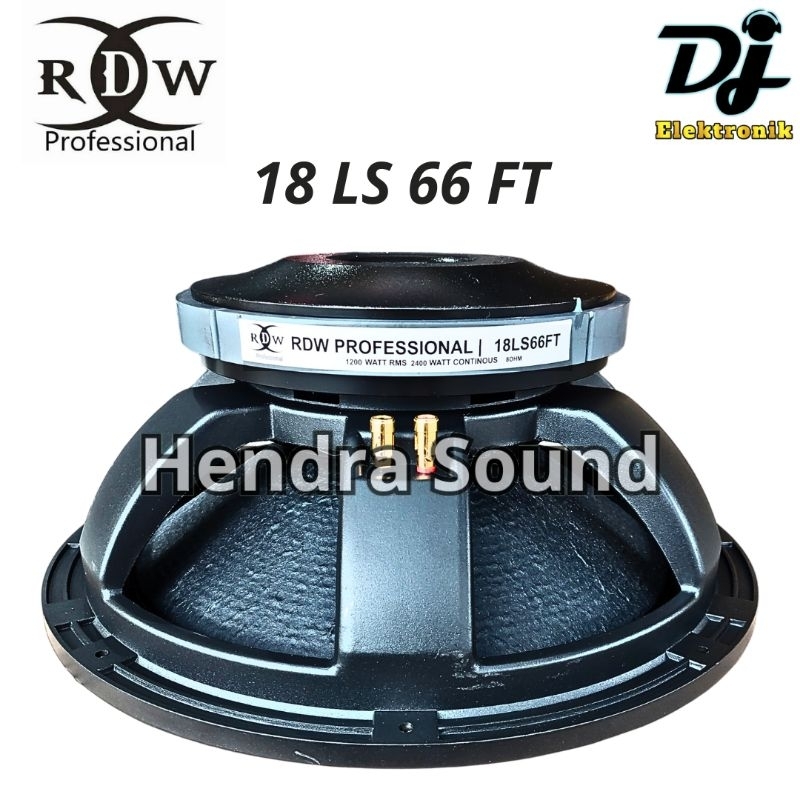 RDW ● 18 LS 66 FT / 18 LS66 FT - Speaker Komponen (18 inch)