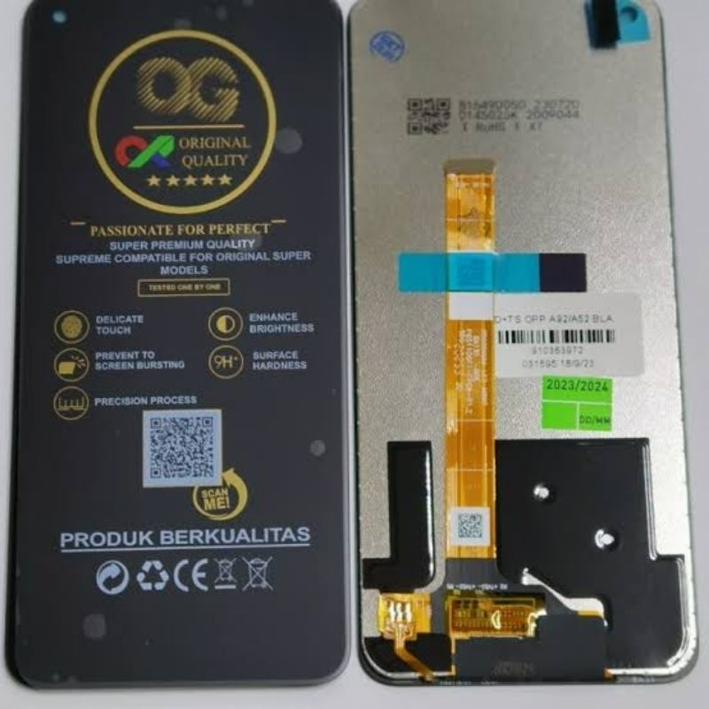 lcd oppo a52/a92 og super/metoo original100%