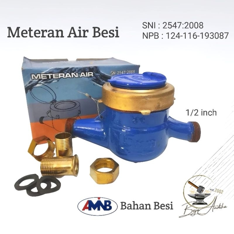 Meteran Air PDAM Bahan Besi Meteran Air PDAM AMNB Besi