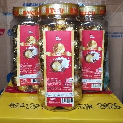 

Coklat Tobelo Golden Balls Toples 200 gr