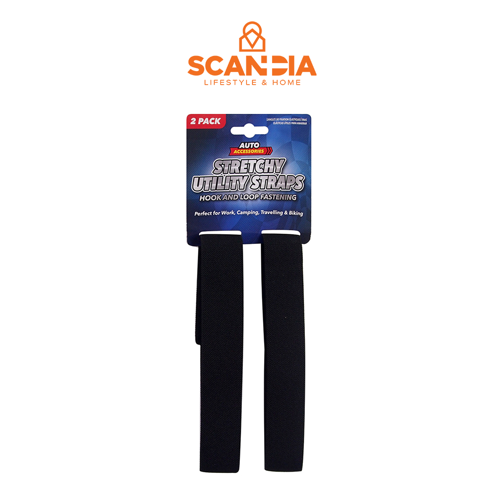

SCANDIA Pengikat Tali Serbaguna Strecth Utility Strap 2PC 45CM (HY0087)
