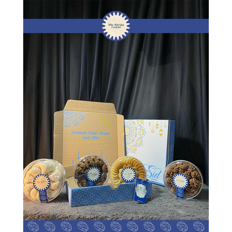 

EXTRA BOX HAMPERS KUE KERING DAN KARTU UCAPAN SELAMAT IDUL FITRI LEBARAN