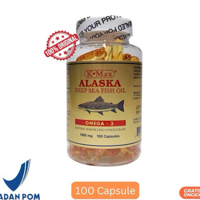 ALASKA DEEP SEA FISH OIL / Minyak ikan Alaska ORIGINAL