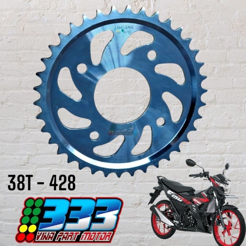 gir gear belakang suzuki satria fu 150 fi injeksi 38T - 428 original