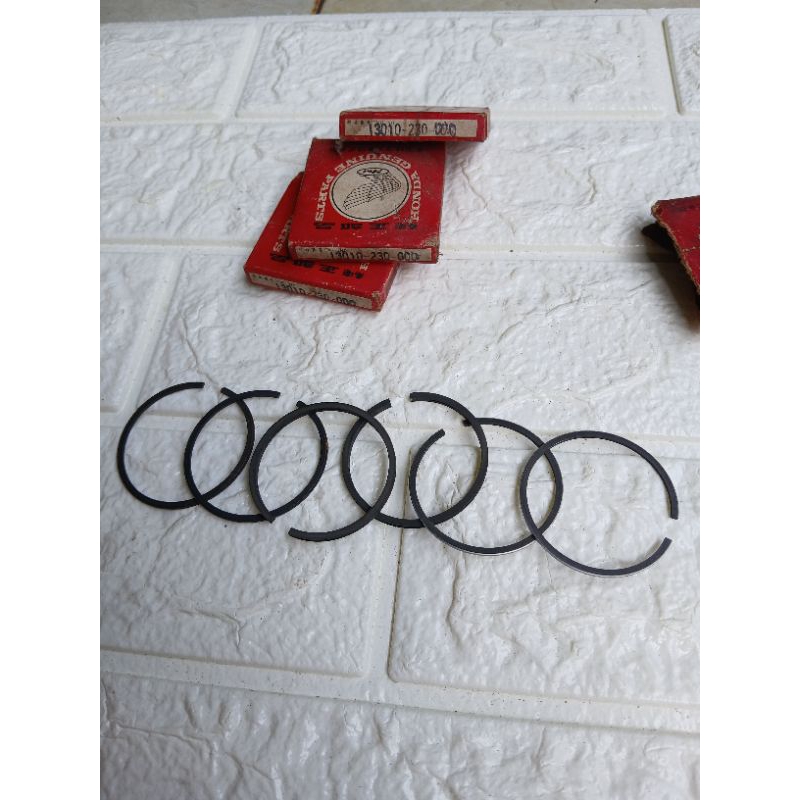 RING PISTON CB125 TWIN OVS STANDART ORIGINAL NOS 13010 - 230 -00