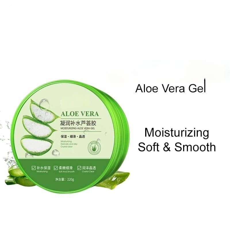 Aloe Vera 92% Pelembab Wajah Glowing Original /Peremajaan Kulit Wajah Aloe Vera Peeling Gel Sooth..