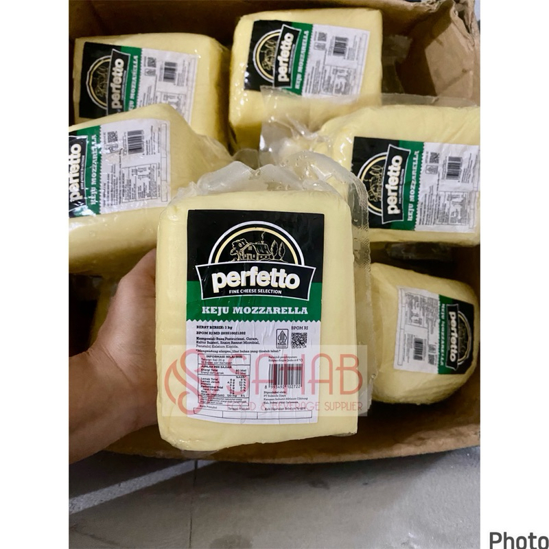 Keju mozarella perfecto 1kg / Mozarella perfecto/ Keju mozarella 1kg