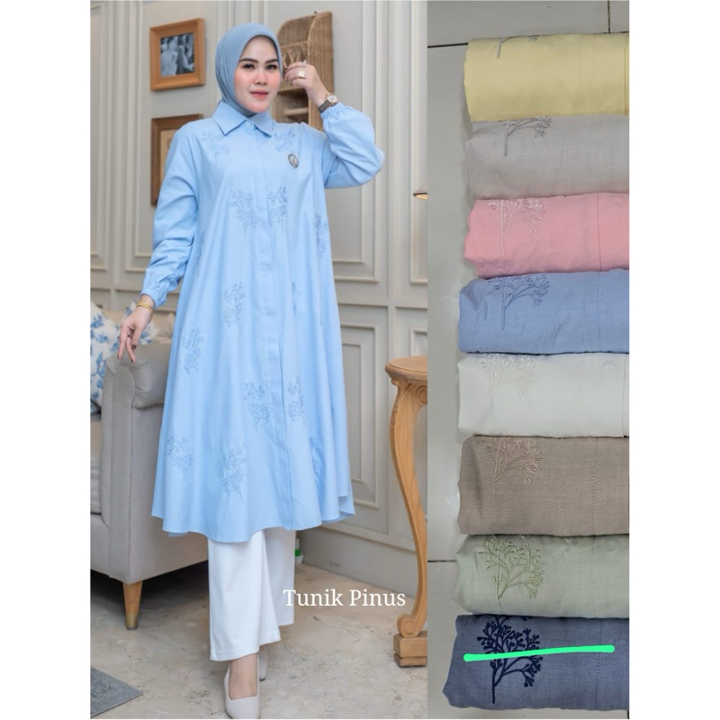 Tunik Pinus Winody Update Fashion Terbaru Winody Atasan Wanita Kekinian Hijab Friendly Wanita