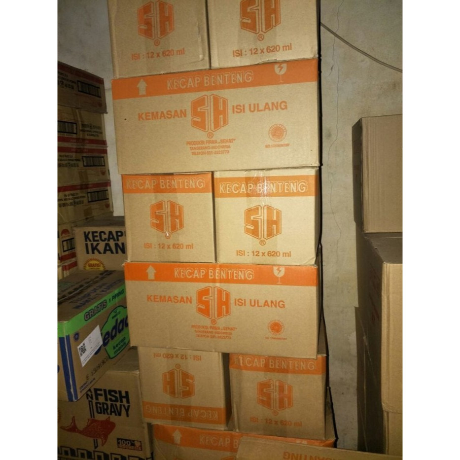 

Kecap SH 600 ml refil per dus isi 12