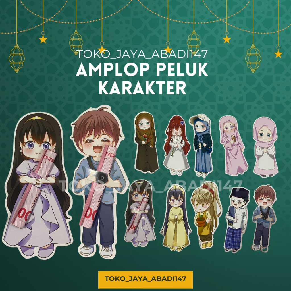 

AMPLOP PELUK KARAKTER / AMPLOP LEBARAN KARAKTER/ AMPLOP IDUL FITRI KARAKTER / AMPLOP PELUK LEBARAN / AMPLOP PELUK HARI RAYA / ANGPAO PELUK / AMPLOP PELUK KARAKTER IDUL FITRI / ANGPAO PELUK KARAKTER / ANGPAO PELUK IDUL FITRI / AMPLOP PELUK