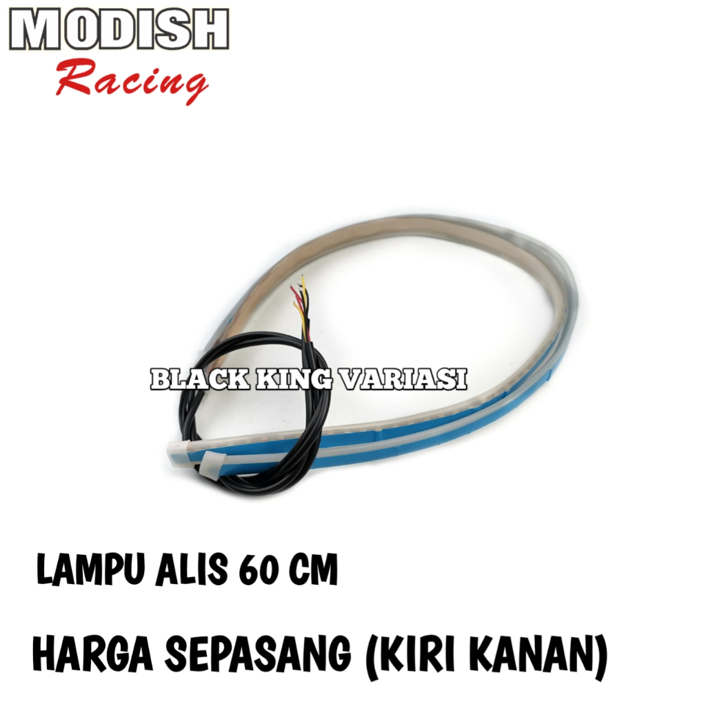 Lampu Alis 60cm Universal Lampu Alis LED DRL 60cm Lampu Running Turning Lampu Alis LED Slim Alis DRL
