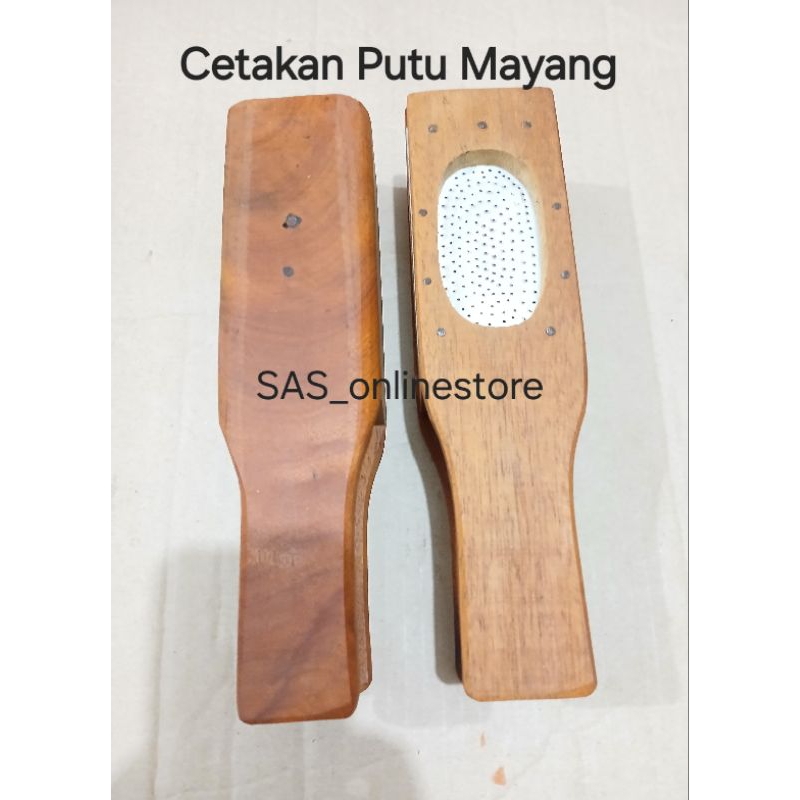 Cetakan Putu Mayang Ulin Asli/Alat Tuangan Putu Mayang Kayu Ulin Tebal
