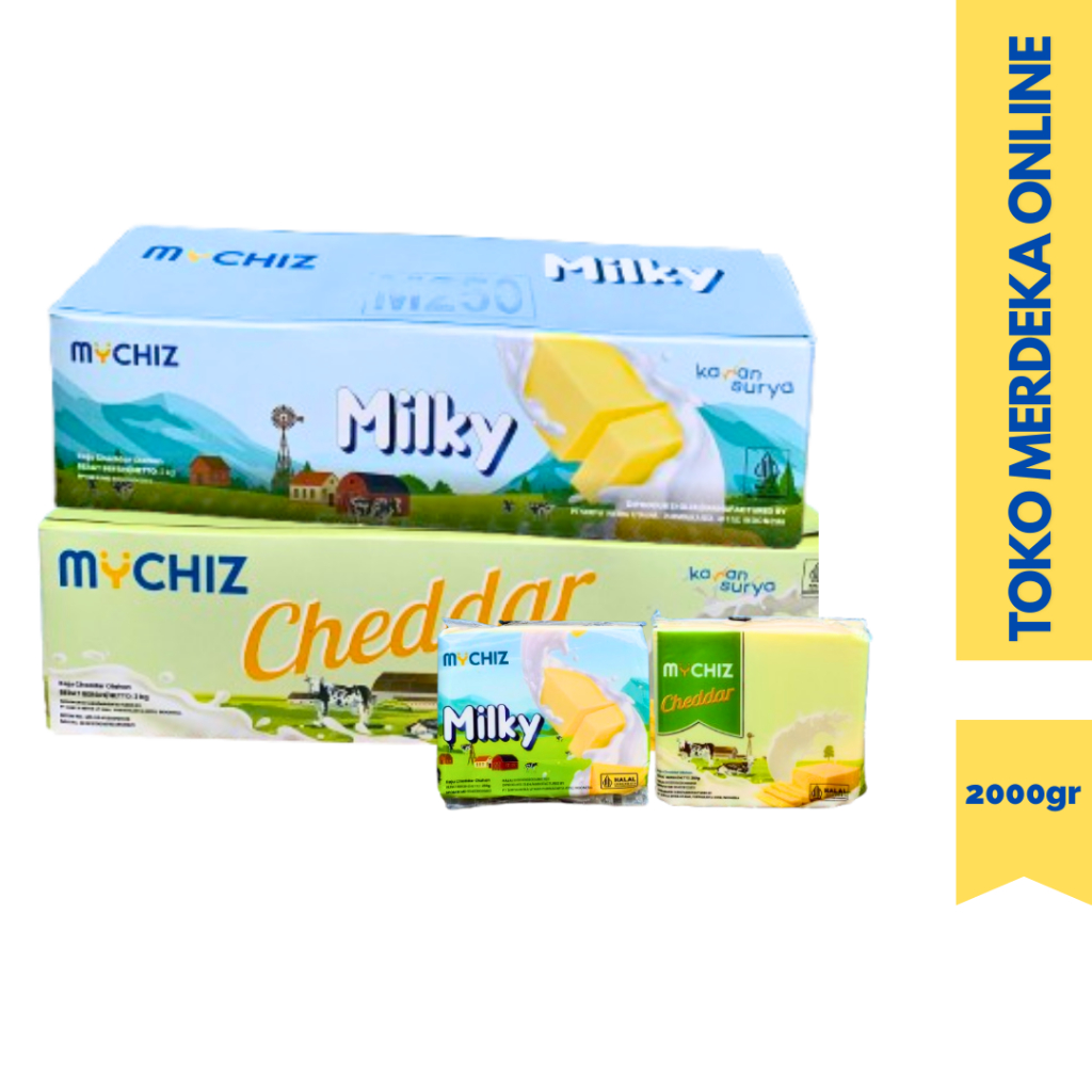 

(8 PCS) KEJU MYCHIZ 1 PACK ISI 8 CHEDAR DAN MILKY 250gr