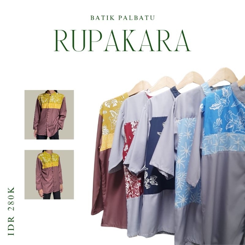 BATIK PALBATU - Baju Muslim Pria/Baju Muslim Rupakara Lengan Panjang # MengenalBatik