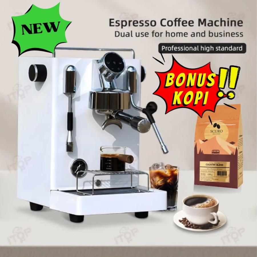 Gustino GS-6005 Mesin Kopi Espresso - Pembuat Kopi Otomatis