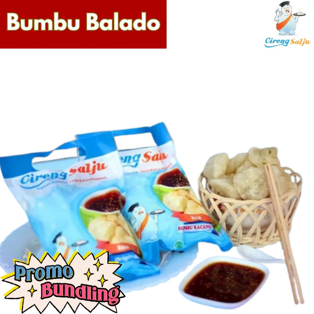 

Cireng Salju Paket Bundling 2 Pcs Bumbu Balado