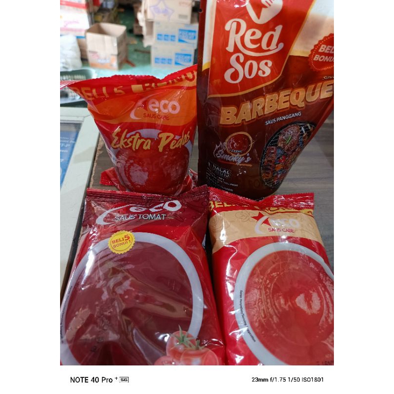 

Saus eco red sos Barbeque