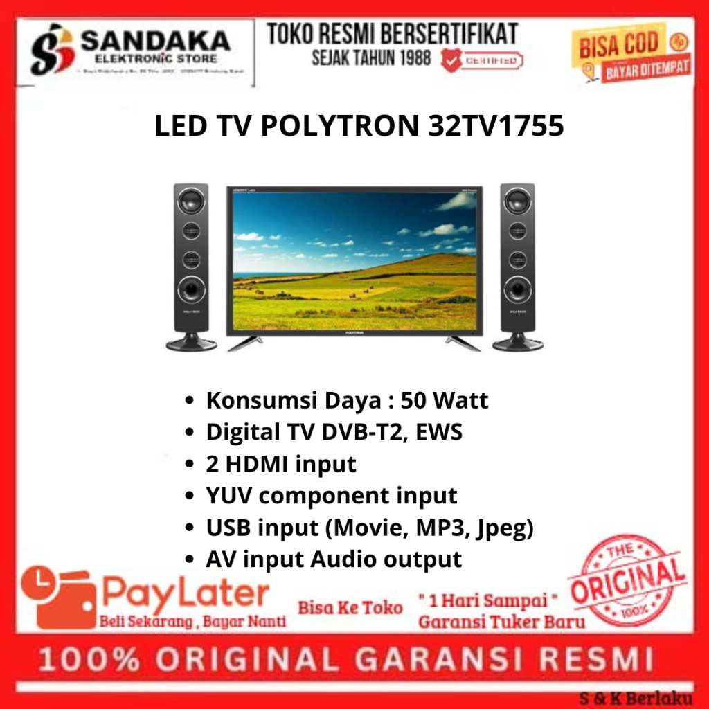 LED TV Polytron 32TV1755 32 Inch