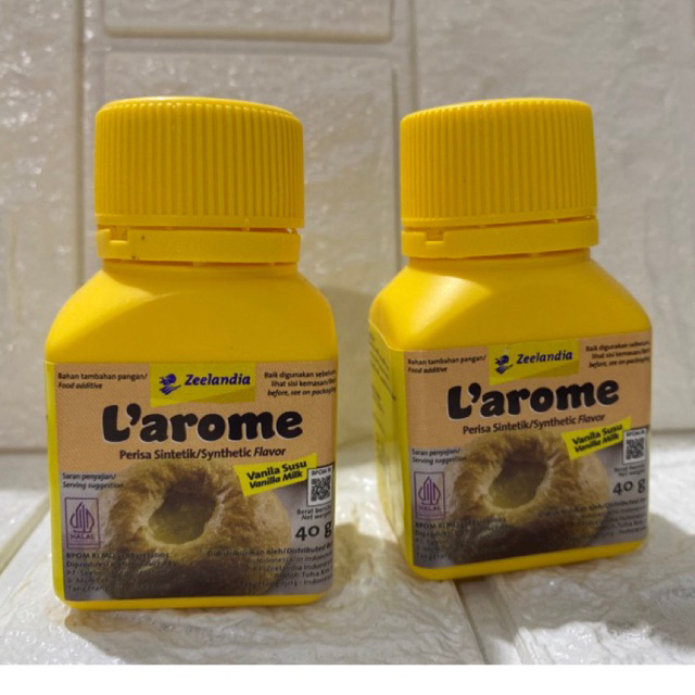 

L'arome bubuk vanilla susu 40gr