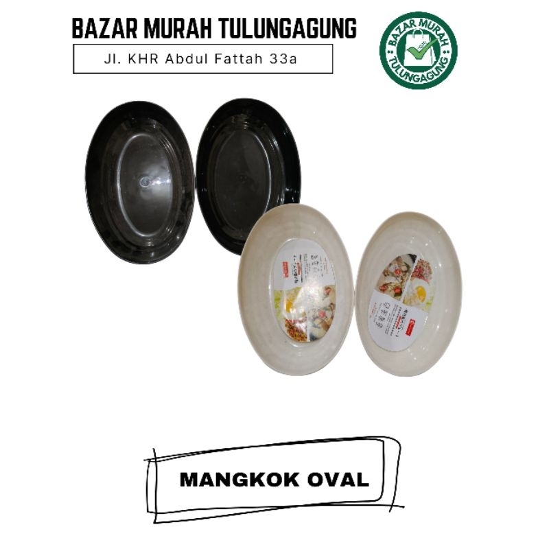 Mangkok Oval Plastik