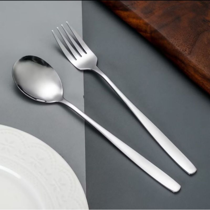 HARGA PER LUSIN SENDOK KOREA / GARPU KOREA SET / SENDOK GARPU AESTHETIC ASTETIK / SENDOK HOTEL / GAR