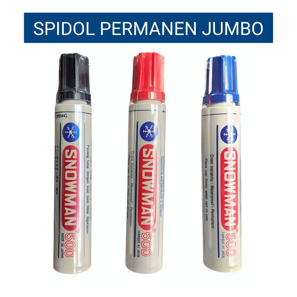 

SPIDOL MARKER JUMBO SNOMAN / SPIDOL PERMANEN JUMBO SNOWMAN