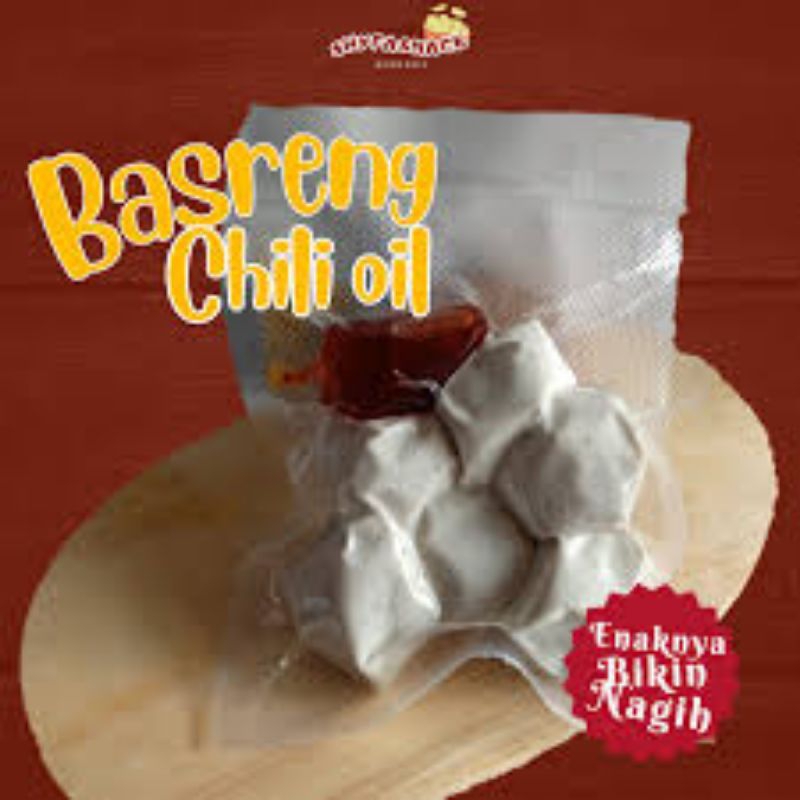 

6 pcs basreng mentah chili oil/basreng chili oil kemasan vakum