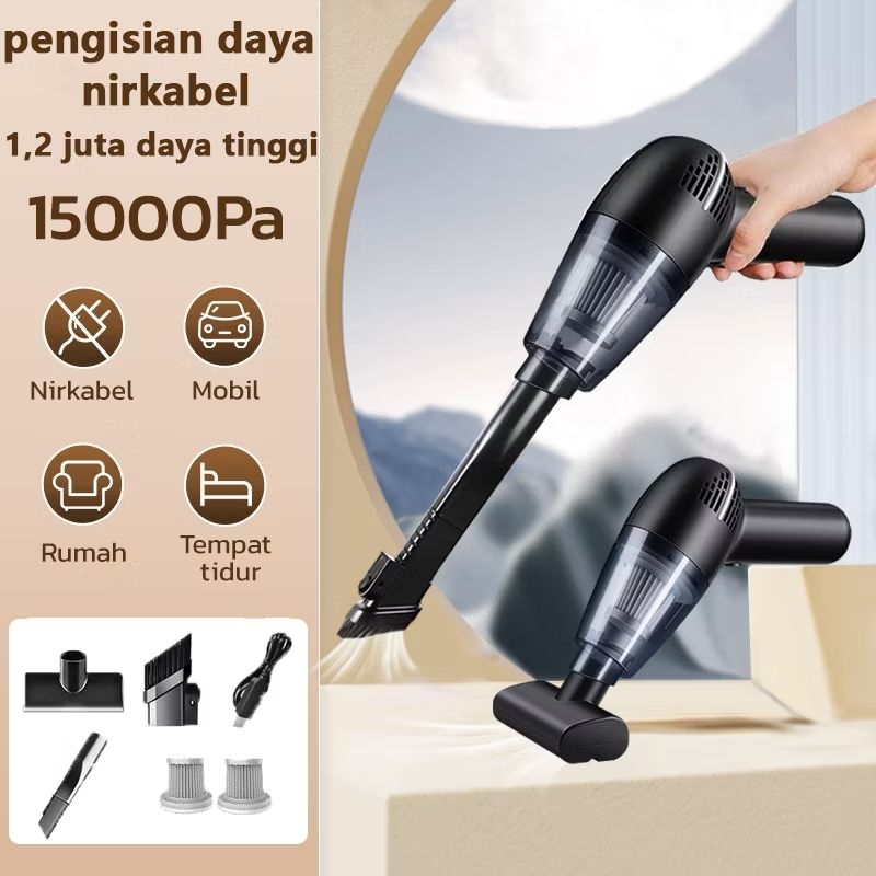 Vacum Cleaner Mobil Penyedot Debu Rumah Seluler Penyedot Debu Portabel Hisap Kuat Vacum Cleaner