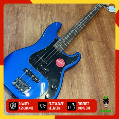 Gitar Bass Squier Affinity Series Precision PJ Lake Placid Blue