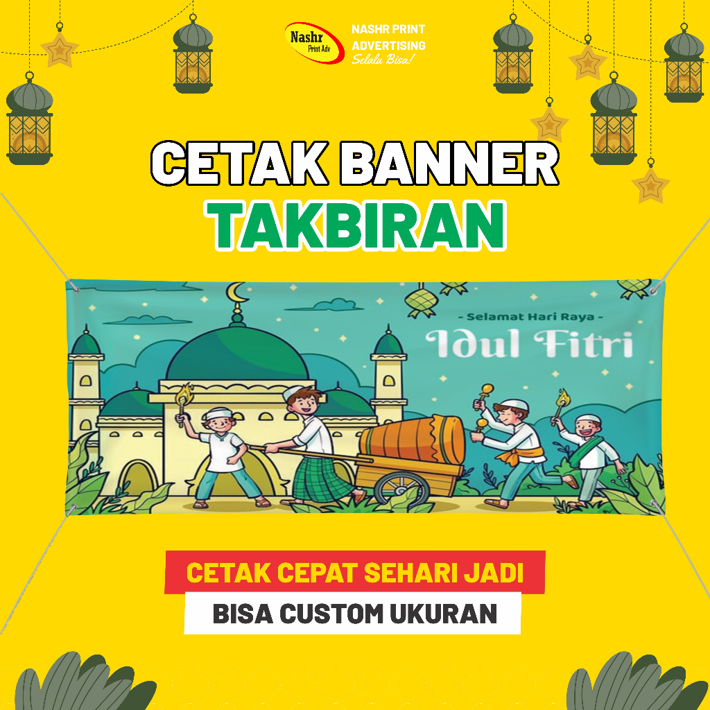 CETAK BANNER TAKBIRAN | BANNER TAKBIRAN | BANNER TAKBIR KELILING | BANNER TAKBIR KELILING | BANNER I