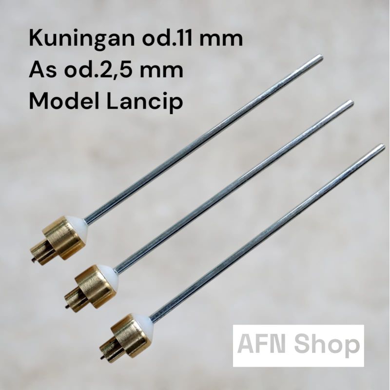 Pentil Valve Gejluk Kuningan teflon lancip