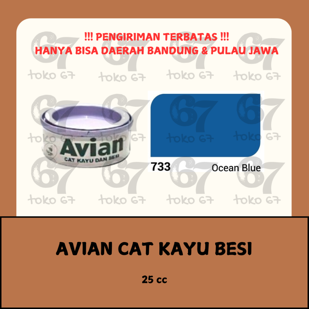 

AVIAN CAT MINYAK KAYU BESI 733 OCEAN BLUE 25CC