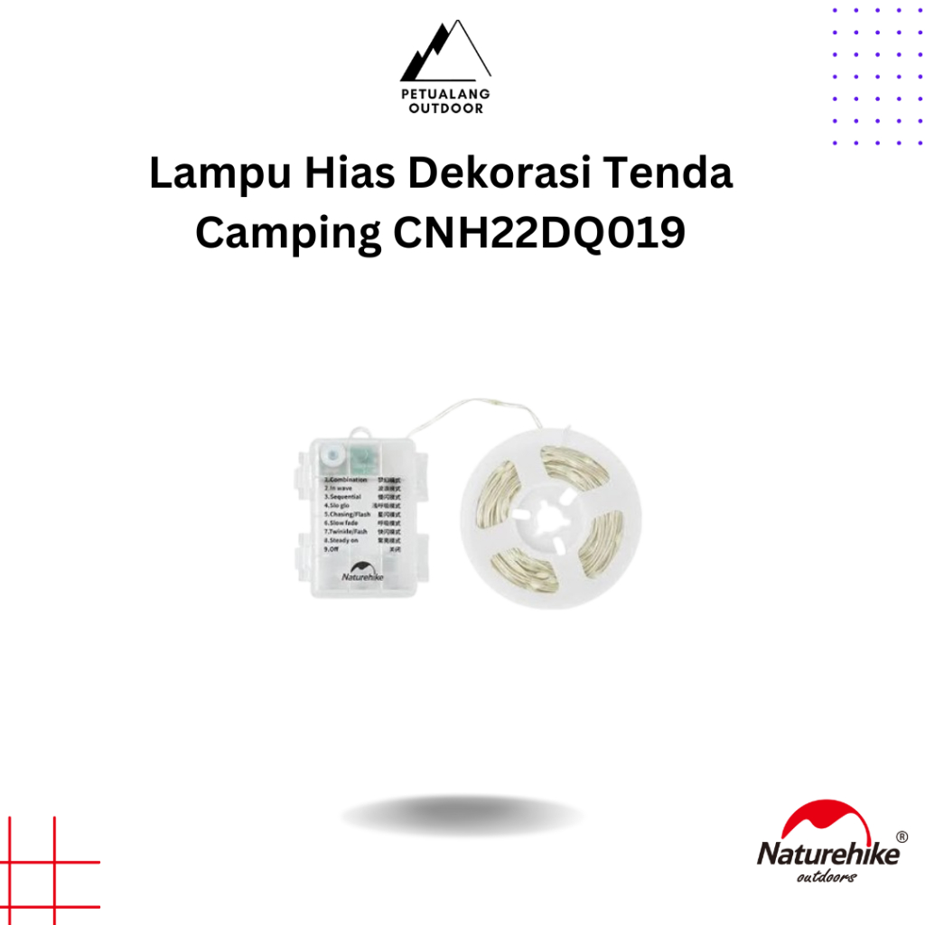 Naturehike CNH22DQ019 Lampu Hias Dekorasi Tenda Camping
