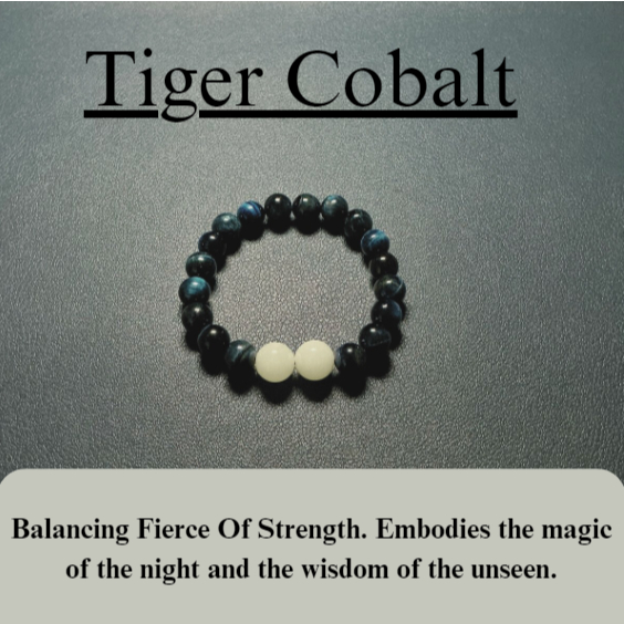 [Tiger Cobalt] Blue Tiger Eye Glow Stone Fosfor Phosphorite Stone