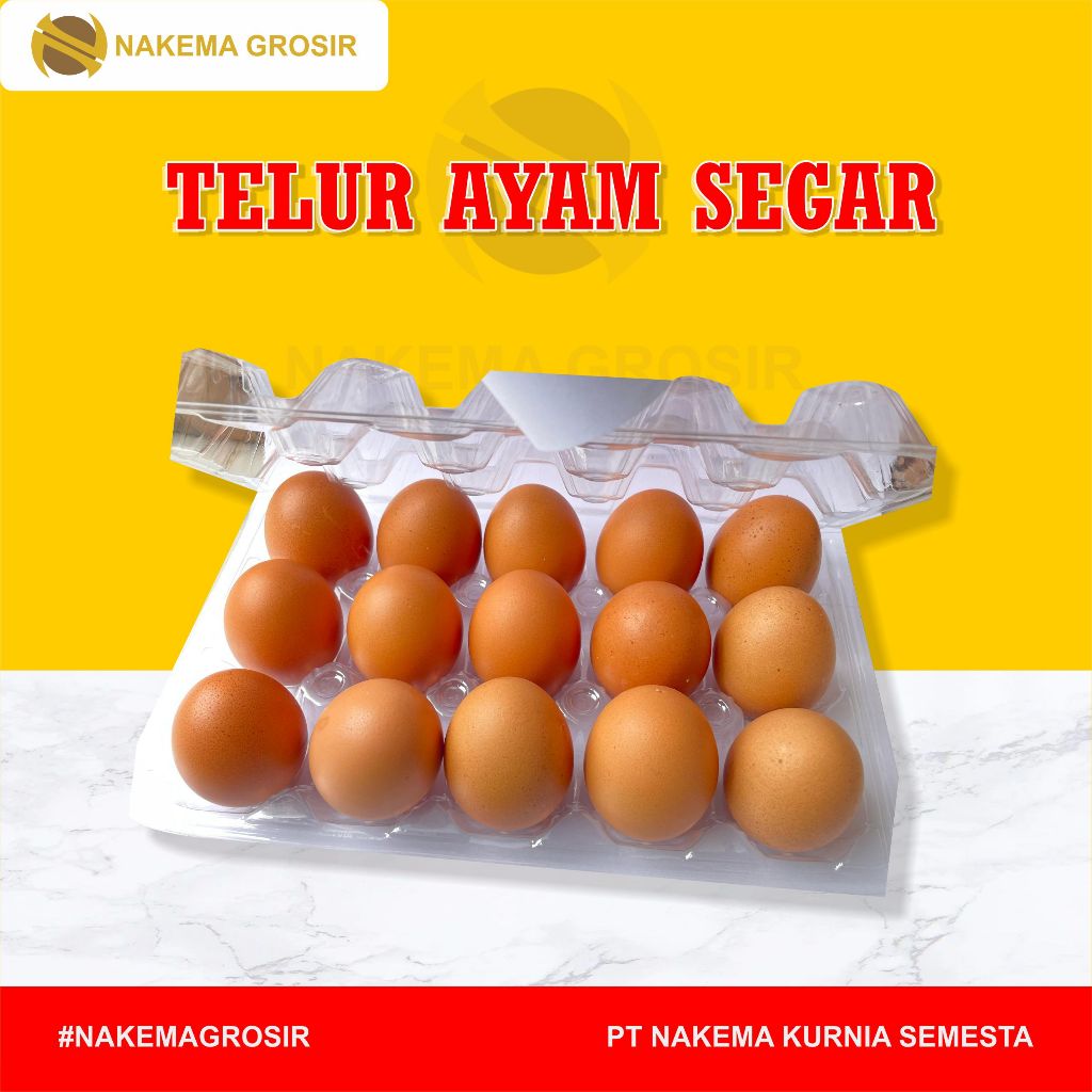 

Telur Ayam Negri 1 Kg (15 atau 16 butir)