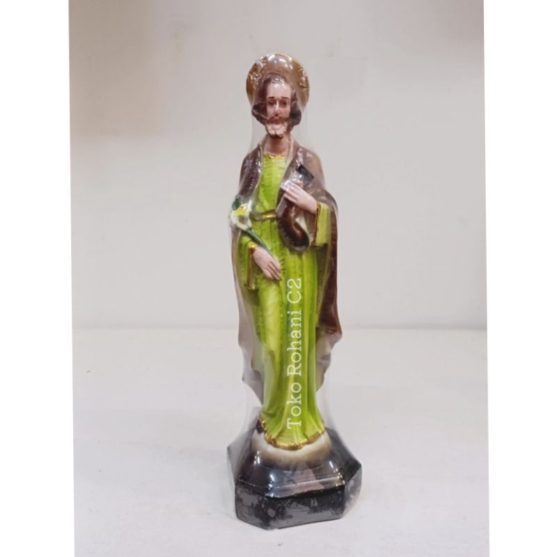 Patung Santo Yosep Bunga 25cm Kaki Bunga RF (5506) - Patung Santo Yosep - Patung Yesus