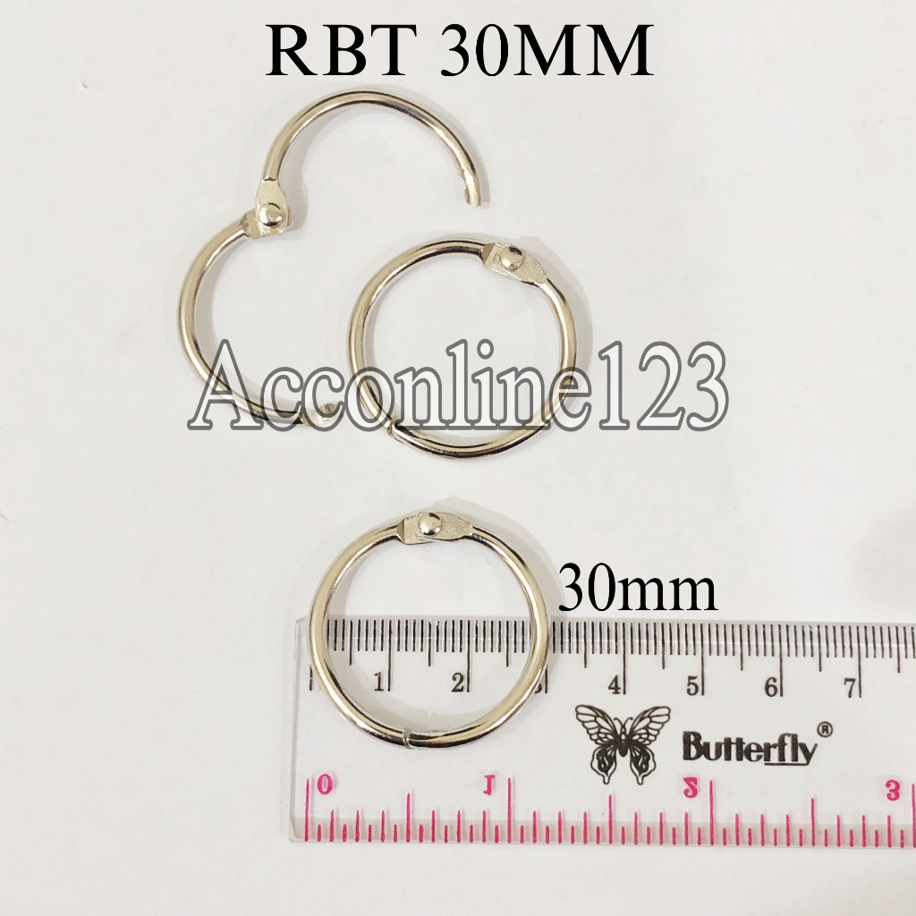 

Ring Buka Tutup 30mm / Ring Menu / Ring Buku / Ring Binder Isi Per Pcs
