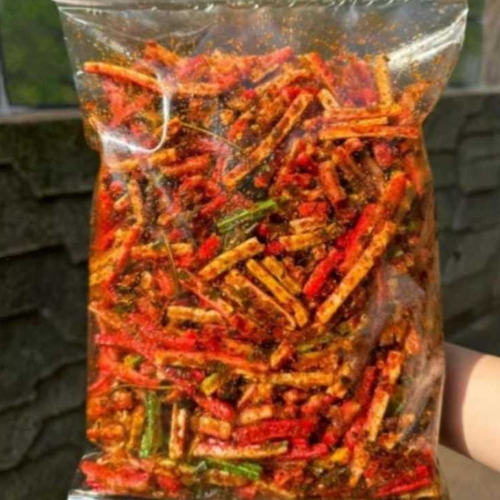 

Kerupuk Beton 250Gr Exstra Pedas Daun Jeruk Cikruh Stik Jaat