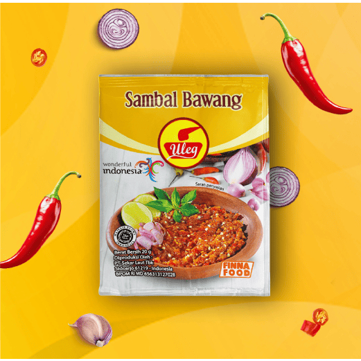 

Finna Sambal Uleg Sachet – 1 Dus (100 Sachet)