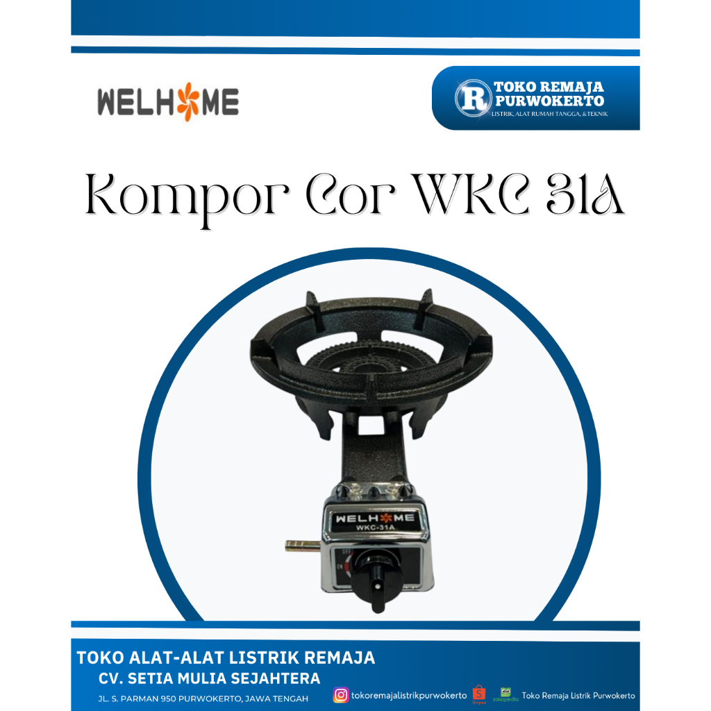 Kompor Cor WKC-31A Welhome