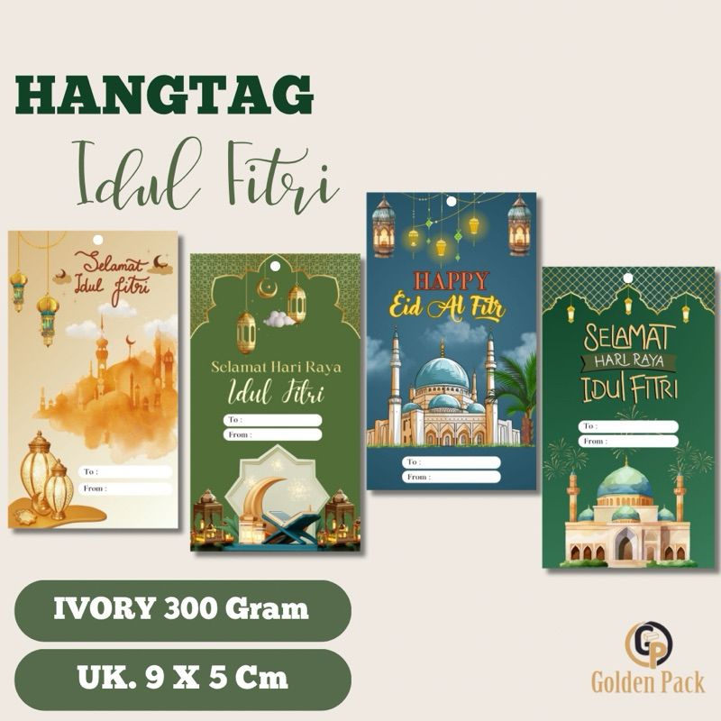 

{PROMO} Hangtag Idul Fitri || ivory 300 gr || Harga belum termasuk tali