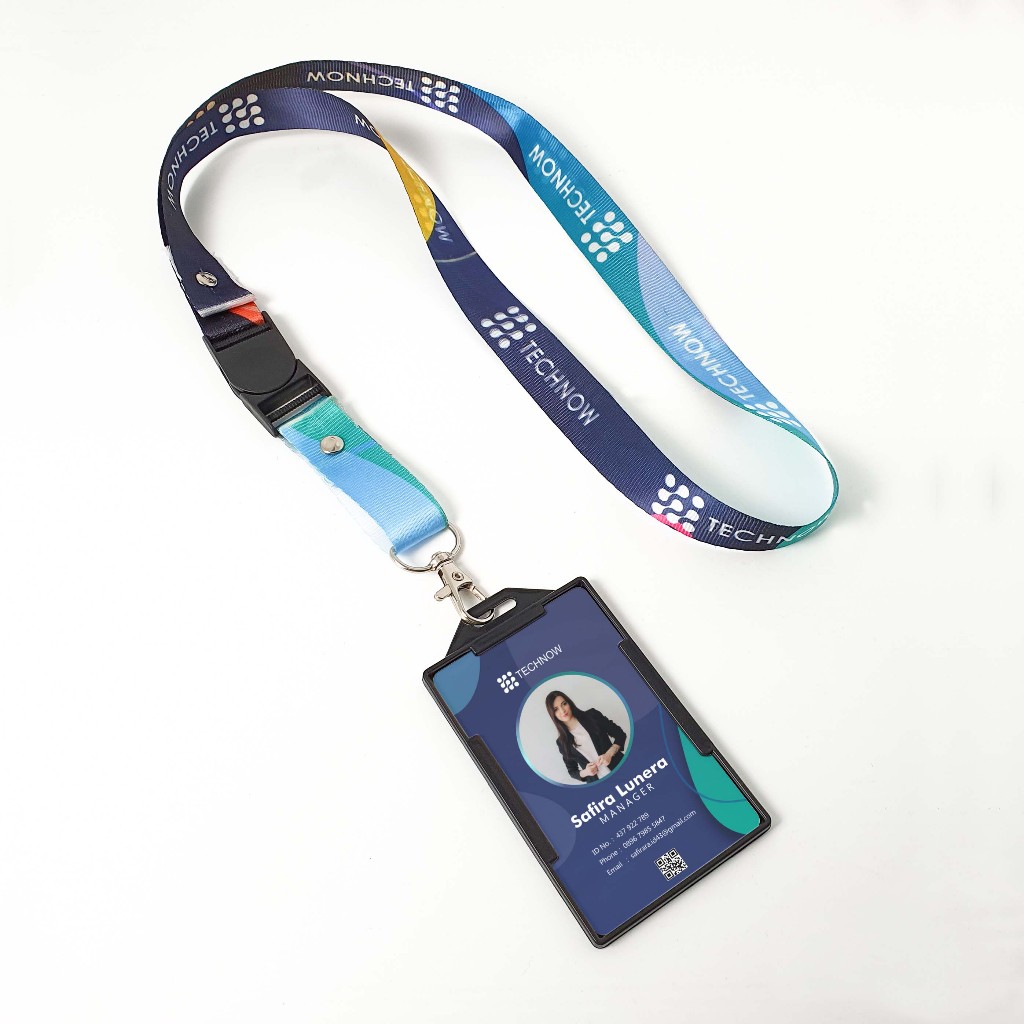 

LANYARD CUSTOM TALI ID CARD FULL PRINT FULL COLOR