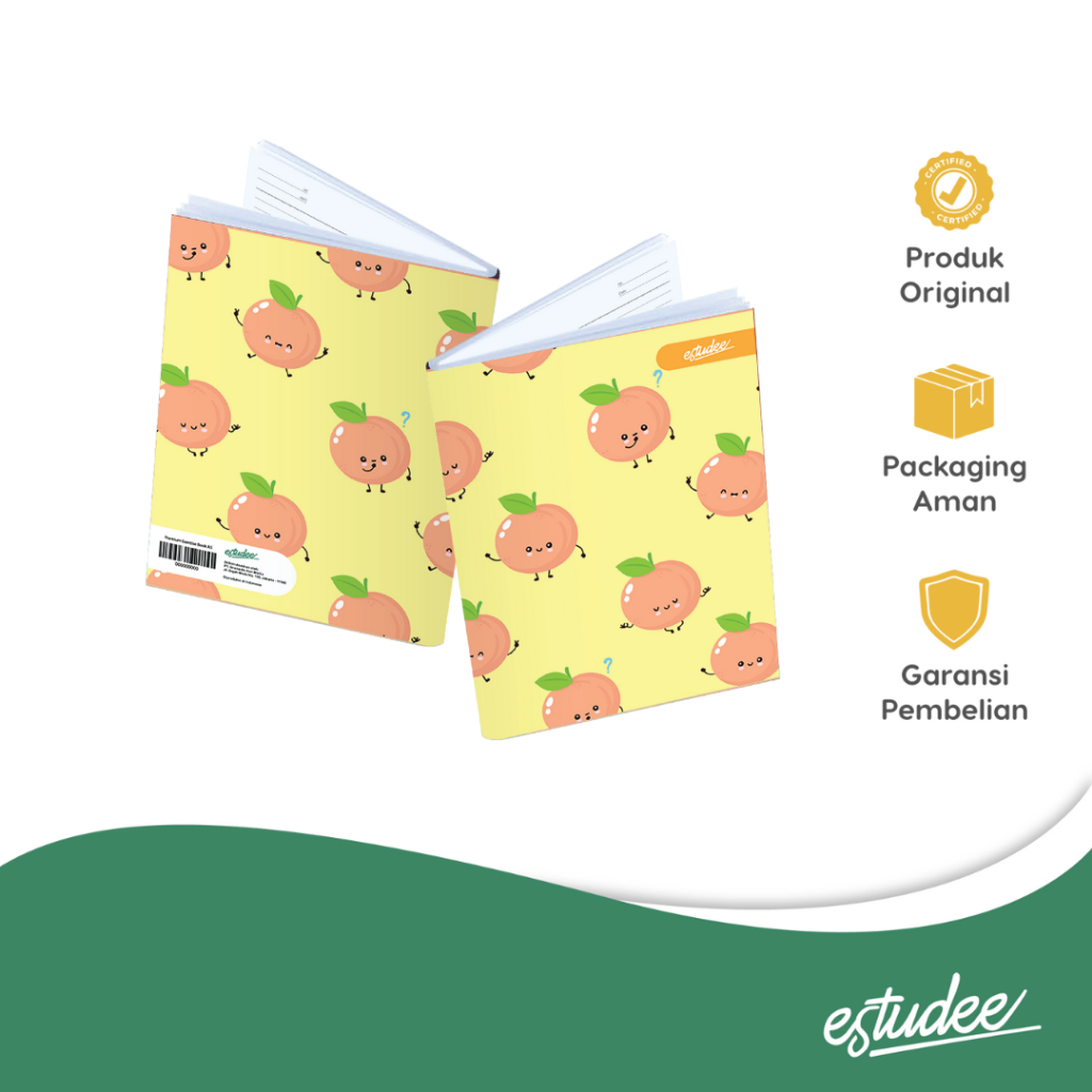 

ESTUDEE K BUKU TULIS B5 FANCY PATTERN ISI 6