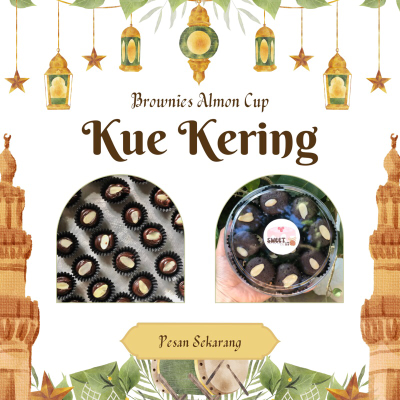 

Brownies Almond Cup 500 gram