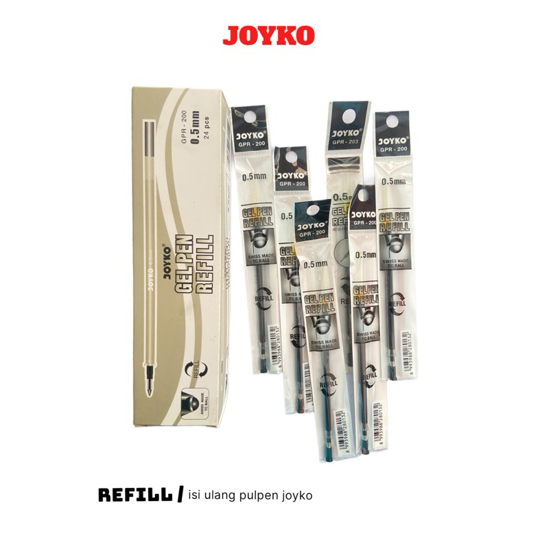 

Isi pulpen Joyko 0.5mm 1 pack (24 pcs)